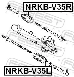 FEBEST Bellow, steering (NRKB-V35R)