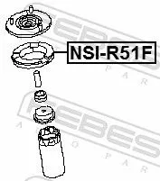 FEBEST Spring Seat (NSI-R51F)