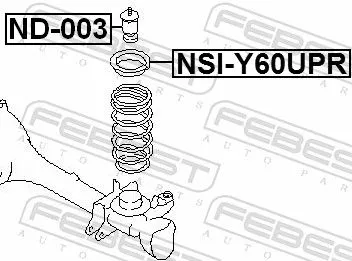 FEBEST Spring Seat (NSI-Y60UPR)