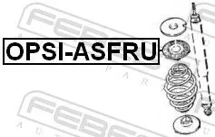 FEBEST Spring Seat (OPSI-ASFRU)
