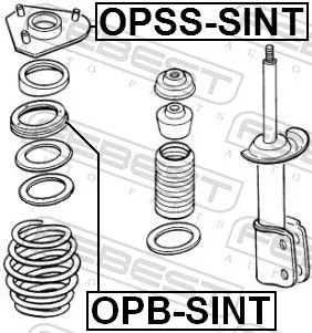 FEBEST Suspension Strut Support Mount (OPSS-SINT)