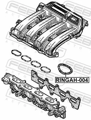 FEBEST Gasket, throttle body (RINGAH-004)