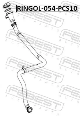 FEBEST Seal, oil filler neck cap (RINGOL-054-PCS10)