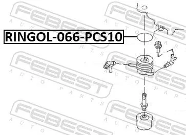 FEBEST Gasket, oil cooler (RINGOL-066-PCS10)