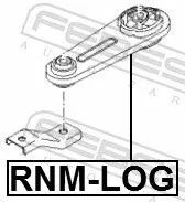 FEBEST Mounting, engine (RNM-LOG)