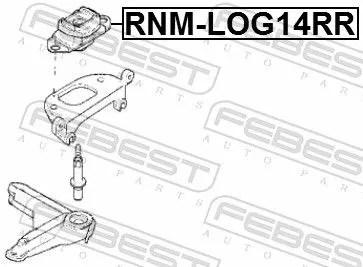 FEBEST Mounting, manual transmission (RNM-LOG14RR)