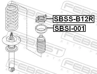 FEBEST Spring Seat (SBSI-001)