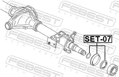 FEBEST Sensor Ring, ABS (SET-007)