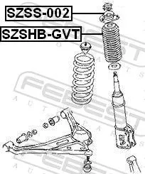 FEBEST Suspension Strut Support Mount (SZSS-002)
