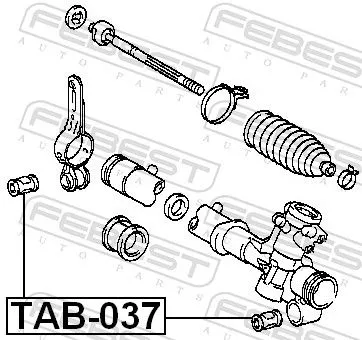 FEBEST Mounting, steering gear (TAB-037)