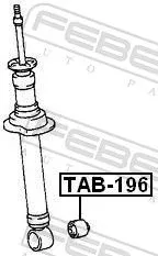 FEBEST Bush, shock absorber (TAB-196)