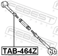 FEBEST Mounting, control/trailing arm (TAB-464Z)