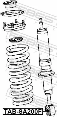FEBEST Bush, shock absorber (TAB-SA200F)