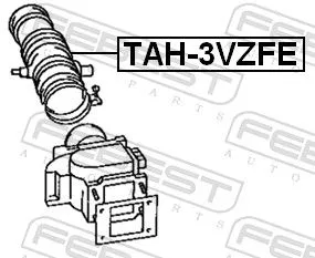 FEBEST Hose, air supply (TAH-3VZFE)
