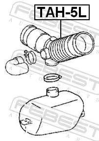 FEBEST Hose, air supply (TAH-5L)
