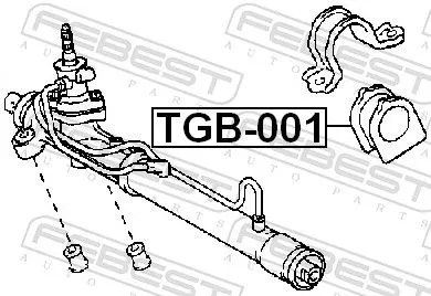 FEBEST Mounting, steering gear (TGB-001)