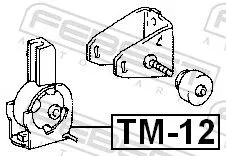FEBEST Mounting, engine (TM-12)