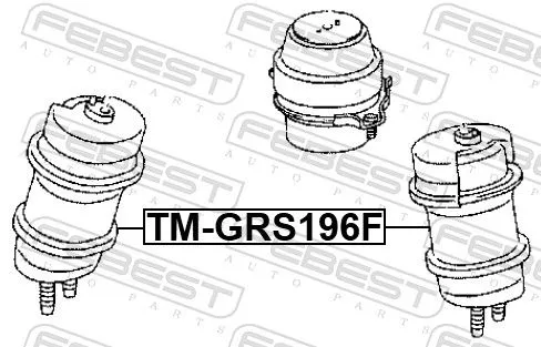 FEBEST Mounting, engine (TM-GRS196F)