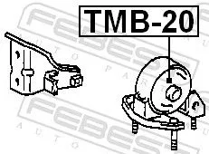 FEBEST Mounting, engine (TMB-20)