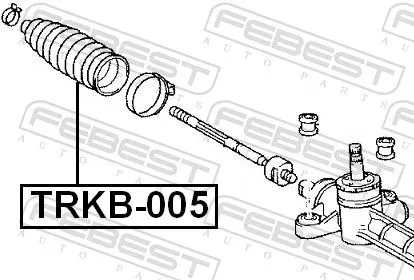 FEBEST Bellow, steering (TRKB-005)