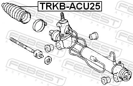 FEBEST Bellow, steering (TRKB-ACU25)