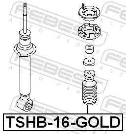 FEBEST Dust Cover Kit, shock absorber (TSHB-16-GOLD)