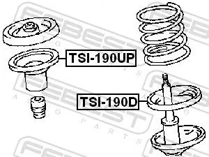 FEBEST Spring Seat (TSI-190D)