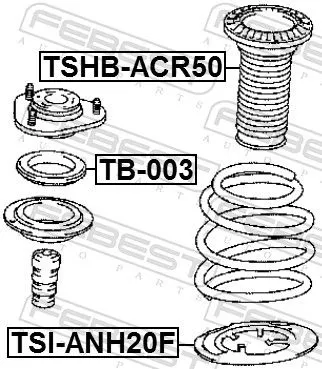 FEBEST Spring Seat (TSI-ANH20F)