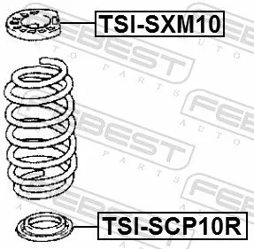 FEBEST Spring Seat (TSI-SCP10R)