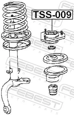 FEBEST Suspension Strut Support Mount (TSS-009)