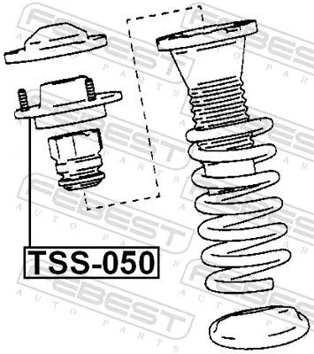 FEBEST Suspension Strut Support Mount (TSS-050)