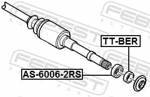 FEBEST Wheel Bearing (TT-BER)