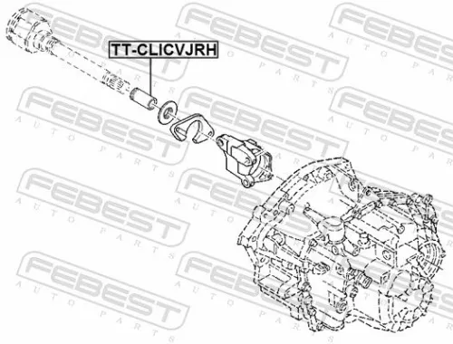 FEBEST Joint Kit, drive shaft (TT-CLICVJRH)