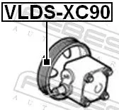 FEBEST Belt Pulley, power steering pump (VLDS-XC90)