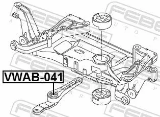 FEBEST Mounting, engine (VWAB-041)