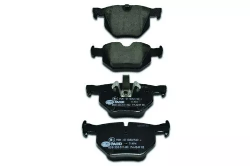 HELLA PAGID Brake Pad Set, disc brake (8DB 355 011-801)