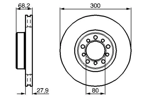 BOSCH Brake Disc (0 986 478 197)