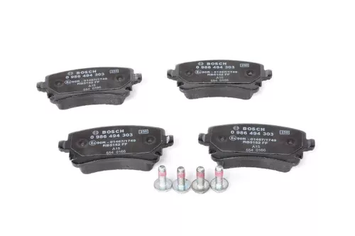 BOSCH Brake Pad Set, disc brake (0986494303)