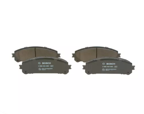 BOSCH Brake Pad Set, disc brake (0986494686)