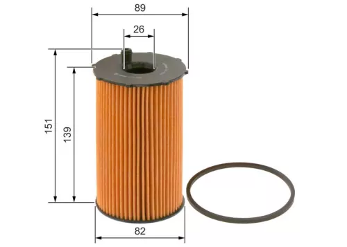 BOSCH Oil Filter (1457429307)
