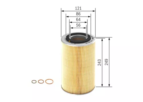 BOSCH Oil Filter (1 457 429 740)