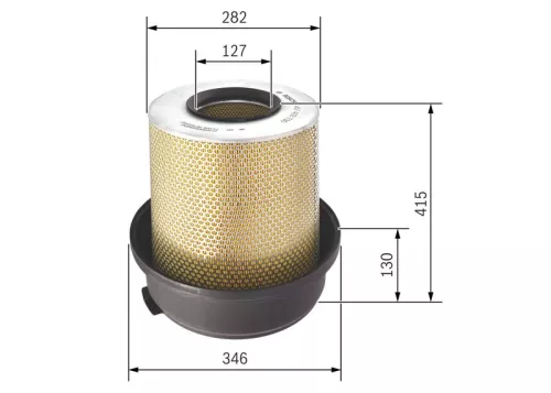 BOSCH Air Filter (1 457 433 730)