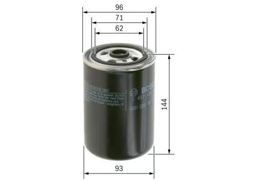 BOSCH Fuel Filter (1457434421)