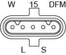 BOSCH Alternator (1 986 A00 920)