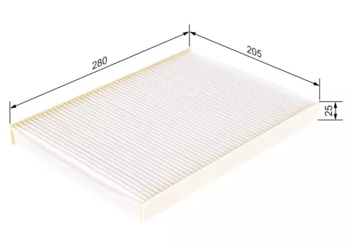 BOSCH Filter, cabin air (1987432012)