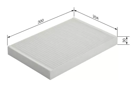 BOSCH Filter, cabin air (1987432071)