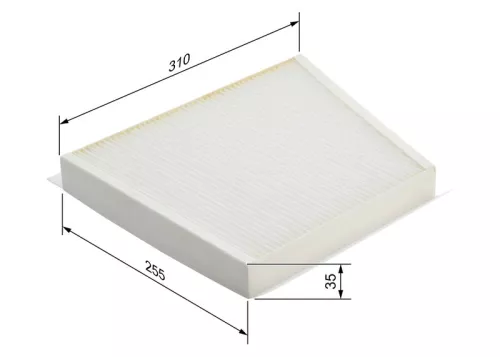 BOSCH Filter, cabin air (1987432081)