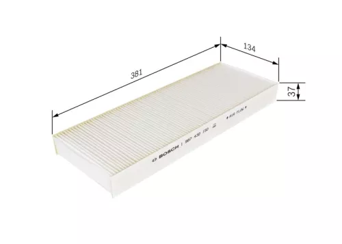 BOSCH Filter, cabin air (1987432150)