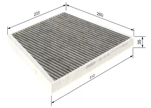 BOSCH Filter, cabin air (1987432381)
