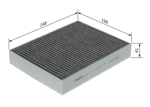 BOSCH Filter, cabin air (1987435503)